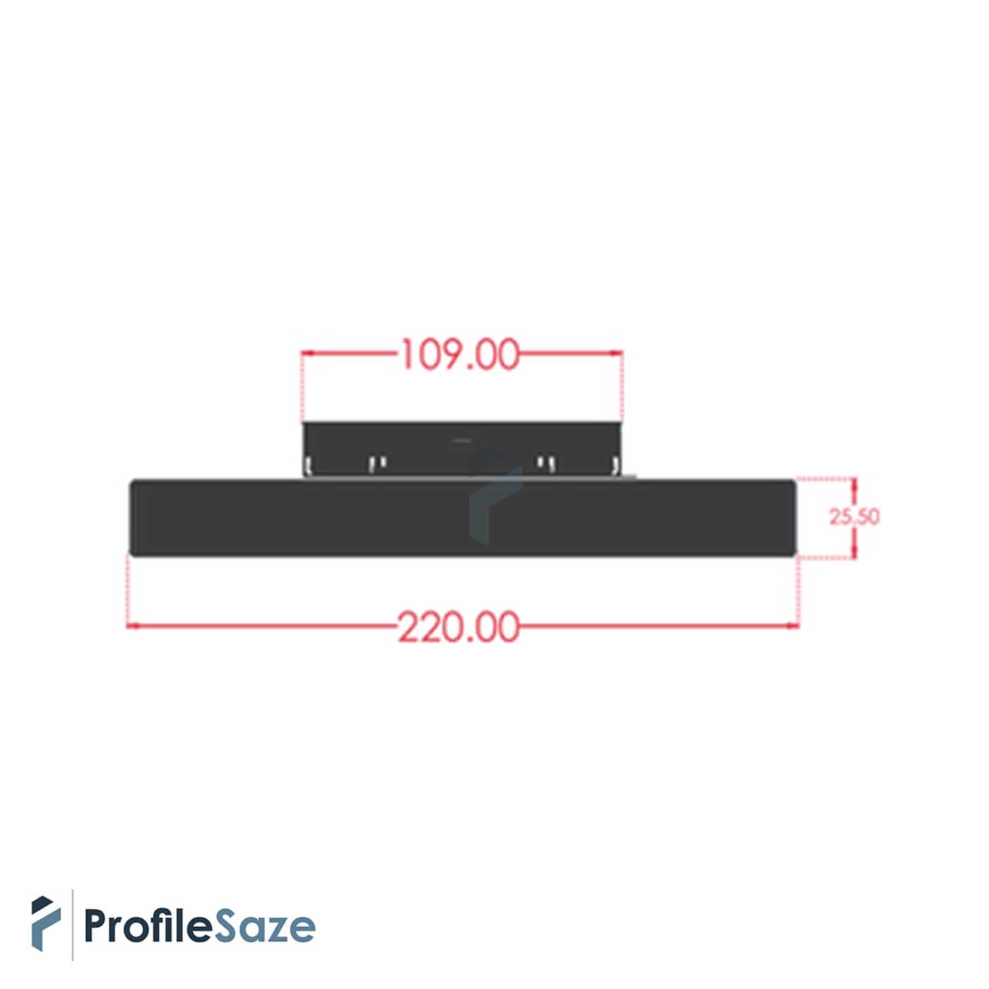 چراغ مگنتی لنزدار 12 وات کد MZ12-6000