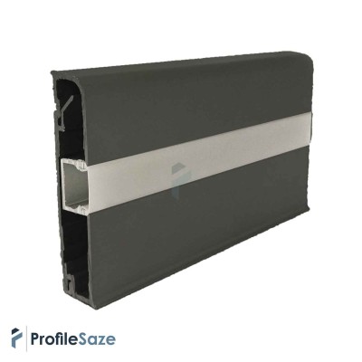 قرنیز آلومینیومی 8 سانتی با شیار LED کد LS8B مشکی